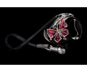 Flexi Glam Butterfly Small - Onyx-black